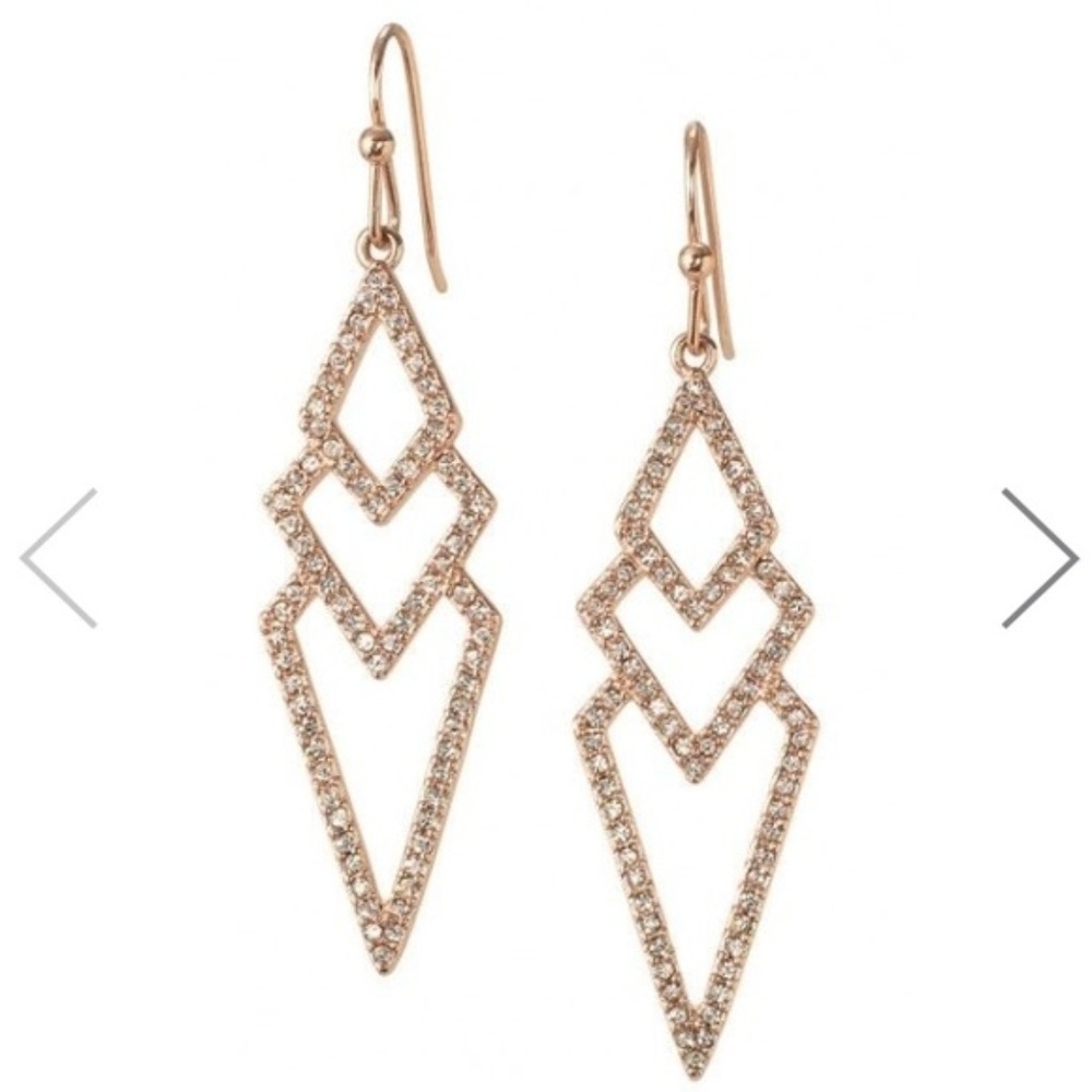 Stella & Dot Pavé Spear Earrings